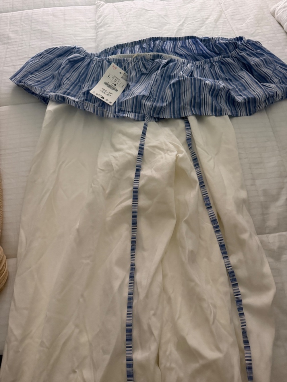 STRAIGHT LEG RUFFLE PANTS - Picture 4 of 6